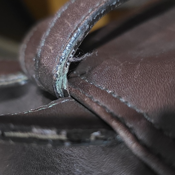 Vintage Coach Legacy Collection Leather Backpack 9858 Brown Gold 10x8x5 - Picture 16 of 16